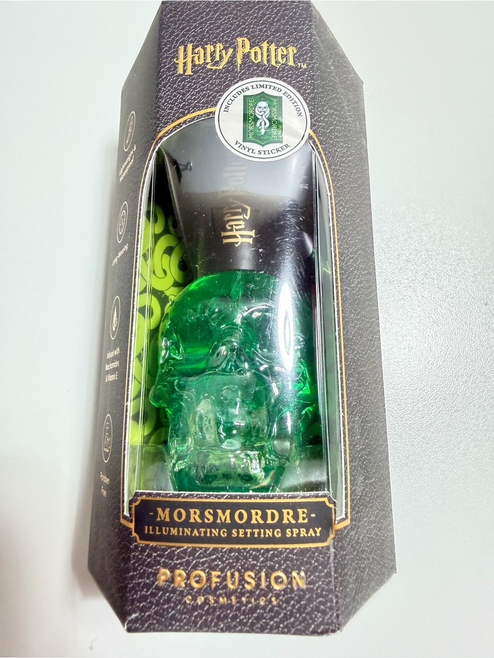 Harry Potter Morsmordre Illuminating setting spray NEW